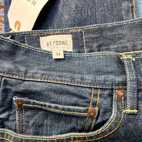 $295 NWT RE/DONE MEN'S 1 YEAR WEAR 60s SLIM JEANS SZ 32 - Picture 5 of 5